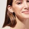 925 Silver Twisted Hoop Earrings - Image 3