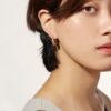 925 Silver Twisted Hoop Earrings - Image 2