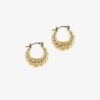 925 Silver Twisted Hoop Earrings - Image 5