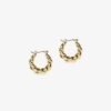 925 Silver Twisted Hoop Earrings - Image 5