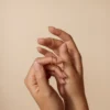 Ultra thin stacking rings set with minimalist design