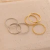 925 sterling silver rings with thick gold plating