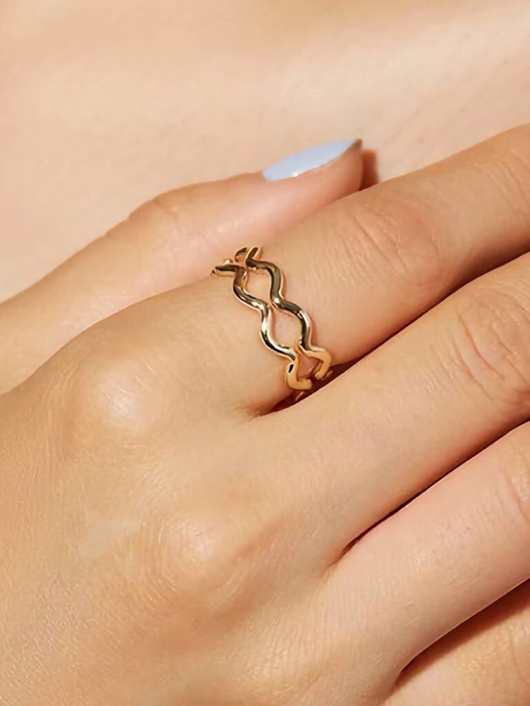 925 Silver Wave Ring