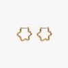 925 Silver Wavy Hoop Earrings - Image 6