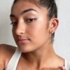925 Silver Wide Hoop Earrings - Image 4
