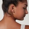 925 Silver Wide Hoop Earrings - Image 5