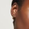 925 Silver Wide Hoop Earrings - Image 2