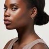 925 Silver Wide Hoop Earrings - Image 4
