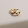 925 Silver Wide Hoop Earrings - Image 5