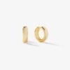 925 Silver Wide Hoop Earrings - Image 6