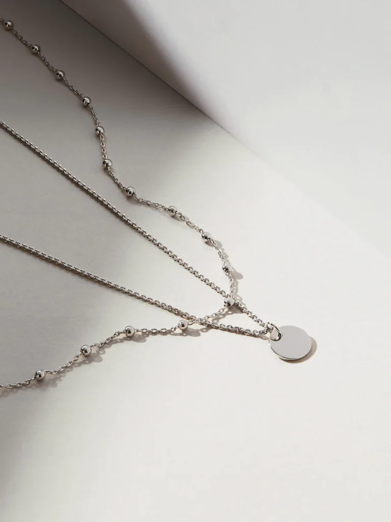 925 Silver Willow Necklace Set