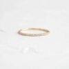 Stacking ring featuring a clean wavy design