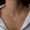 Hypoallergenic zodiac necklace designed for everyday layering