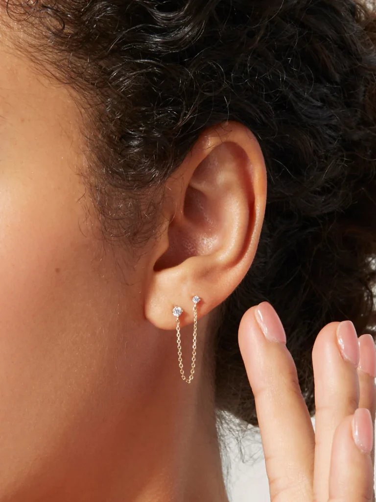 925 SilverBelle Diamond Earrings