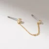 925 SilverBelle Diamond Earrings - Image 3
