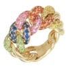 925 SilverRainbow Link Ring