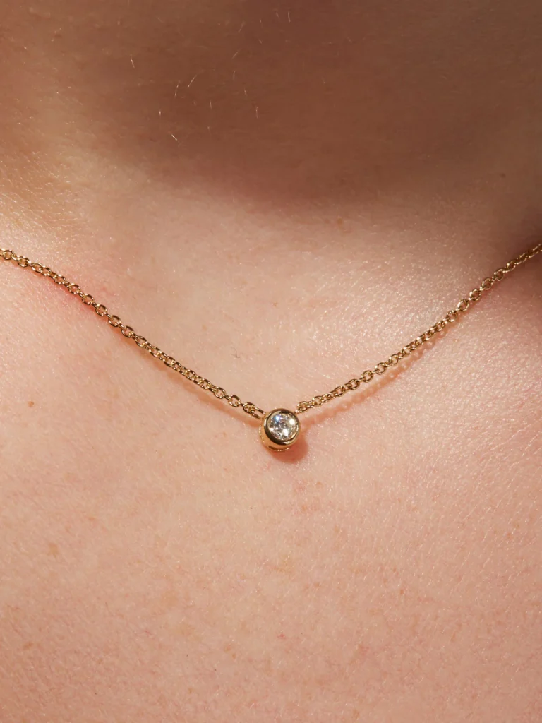 925 Silvetr Diamond Necklace