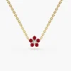 925 Sterling Silver solitaire pendant with a single round stone