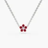 Minimal pendant with a round bezel-set stone and clean silhouette