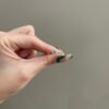 Gold-plated sterling silver ring with slim 1.5mm band