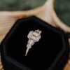 Gold plated sterling silver ring with refined modern finish