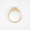 925 Sterling Silver 1.07ct. Round Rose Cut Diamond Engagement Ring - Image 2