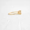 925 Sterling Silver 1.07ct. Round Rose Cut Diamond Engagement Ring - Image 3