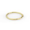 Gold-plated sterling silver ring with subtle sparkle