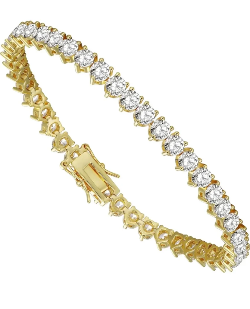 925 Sterling Silver 1.37ctw 1.75mm Round Diamond 5 Inches 3 Prong Classic Tennis Bracelet