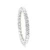 925 Sterling Silver eternity ring with brilliant-cut stones