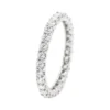 925 Sterling Silver ring with 1.38 carats of CZ diamonds