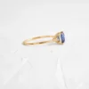 Elegant ring featuring 925 Sterling Silver and rich blue stone