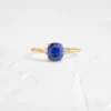 1.44ct blue sapphire-inspired ring in 925 Sterling Silver