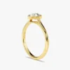 925 Sterling Silver 1.5CT Diamond Bezel Set Pear Solitaire Ring - Image 8