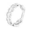 925 Sterling Silver 1.62 Carat Diamond "Invisible-Set" Eternity Band Ring For Women - Image 3