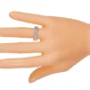 925 Sterling Silver 1.62 Carat Diamond "Invisible-Set" Eternity Band Ring For Women - Image 4