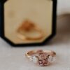 925 Sterling Silver 1.74 ct Long Cushion Deep Pink Garnet Ring - Image 4
