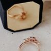 925 Sterling Silver 1.74 ct Long Cushion Deep Pink Garnet Ring - Image 6