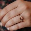 925 Sterling Silver 1.74 ct Long Cushion Deep Pink Garnet Ring - Image 7