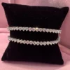 Classic tennis bracelet with round stones and a clean silhouette