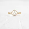 Rose Cut Diamond Ring with vintage-inspired simplicity