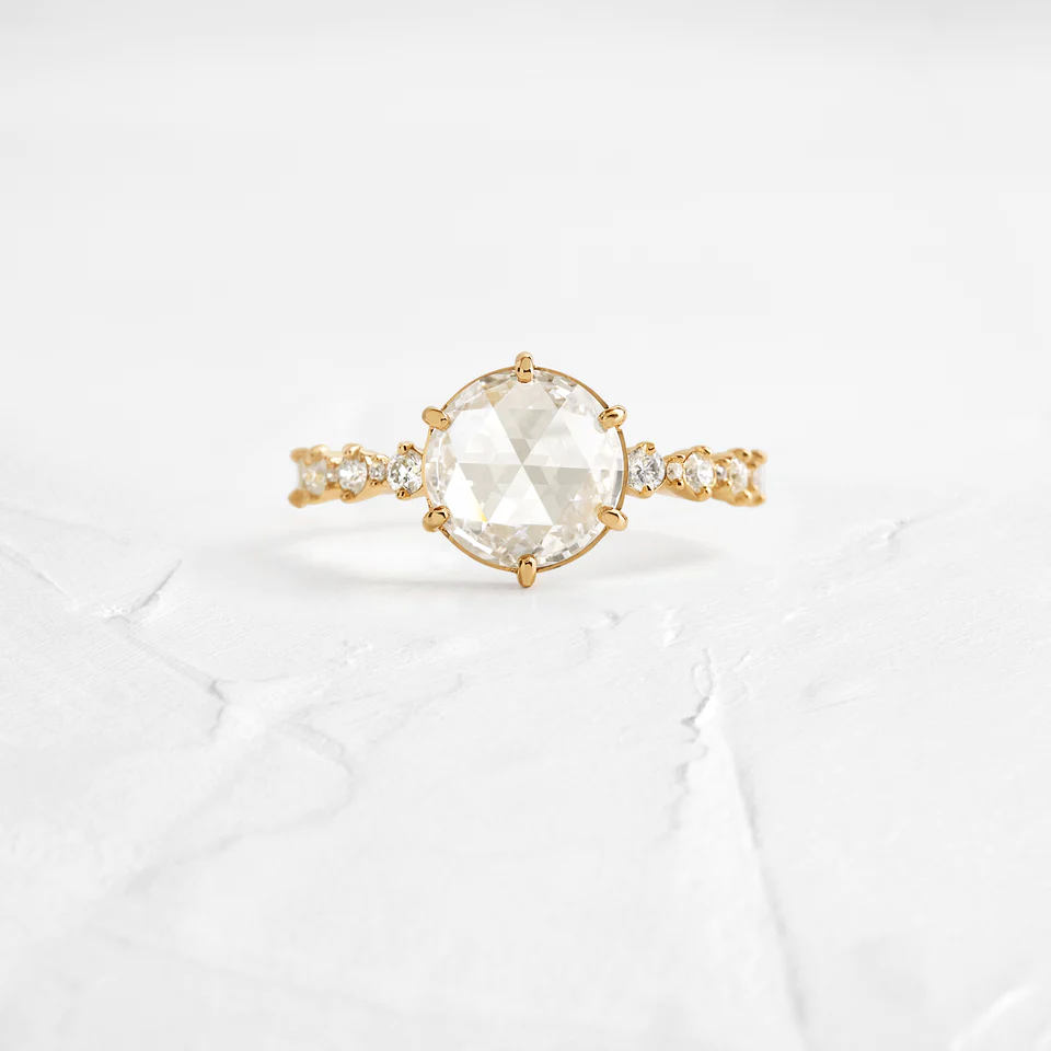 1.87ct. Rose Cut Diamond Ring