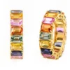 925 sterling silver ring with 11.05 carats of multi-sapphires