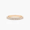 11 stone wedding band with 2.0mm slim profile