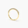 925 Sterling Silver band with thick gold plating