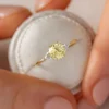 925 Sterling Silver ring finished with thick gold plating
