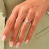 925 Sterling Silver 1ct Heart Shape Diamond Engagement Ring - Image 2