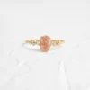 925 Sterling Silver 1ct. Pink Diamond Ring