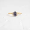 925 Sterling Silver 1ct. Violet Montana Sapphire Ring