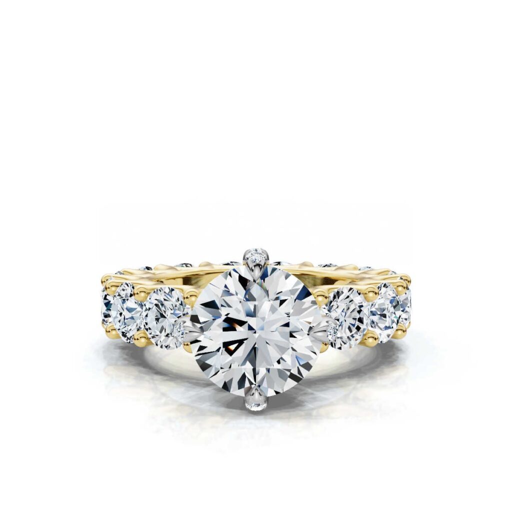 925 Sterling Silver 2.04ct Diamond Ring